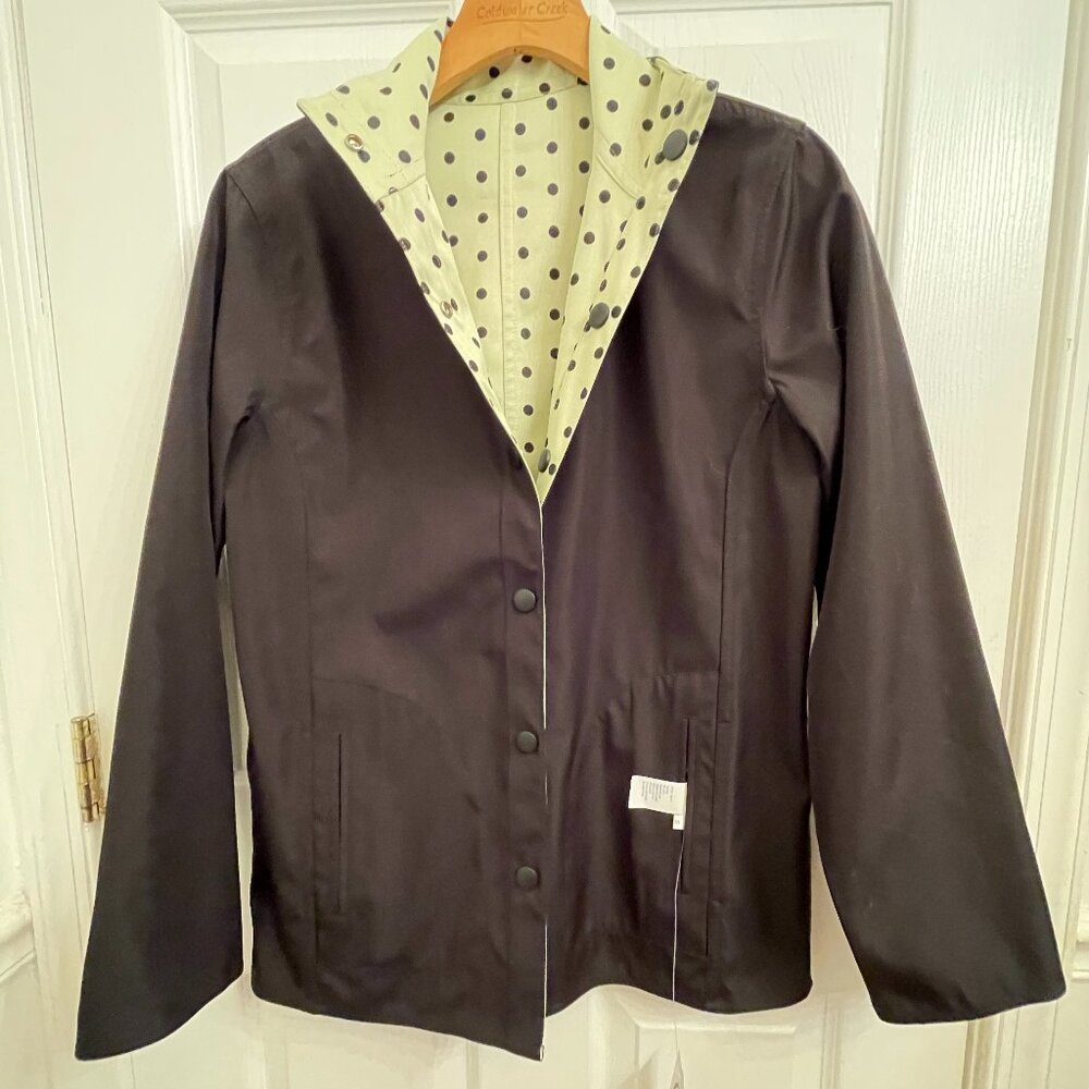 Spanner Reversible Black/Citrus Full Zip Jacket NEW with TAGS size S